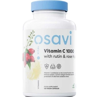 Osavi Vitamin C 1000 with Rutin and Rosehip 120 capsules