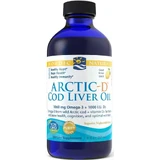 Arctic-D Aceite de Hígado de Bacalao Limón Aceite de hígado de bacalao salvaje 237 ml, Nordic Naturals