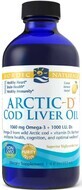 Arctic-D Lebertran Zitrone Wilder Lebertran 237 ml, Nordic Naturals