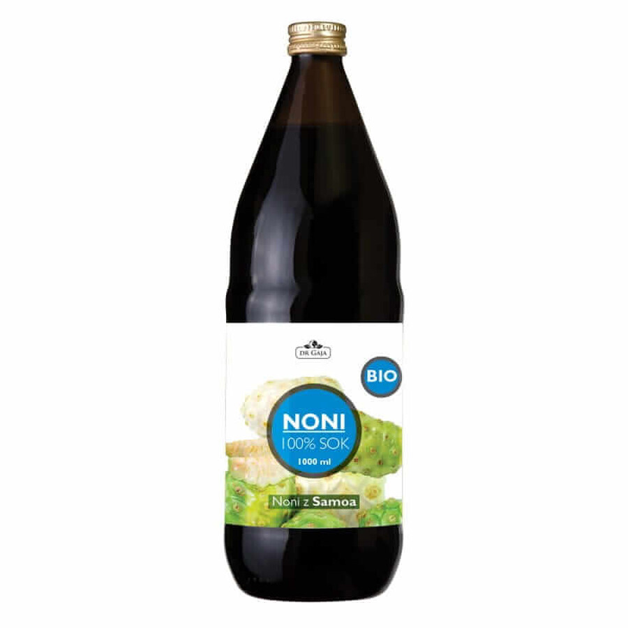 Organic 100% Organic Noni Juice from Samoa 1L not from concentrate - Dr GAJA
