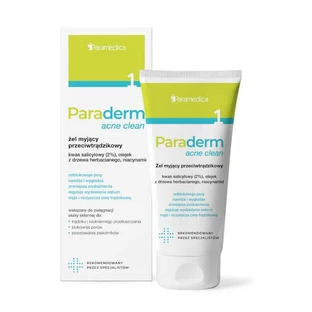 Paraderm gel lavante per acne 150g PARAMEDICA