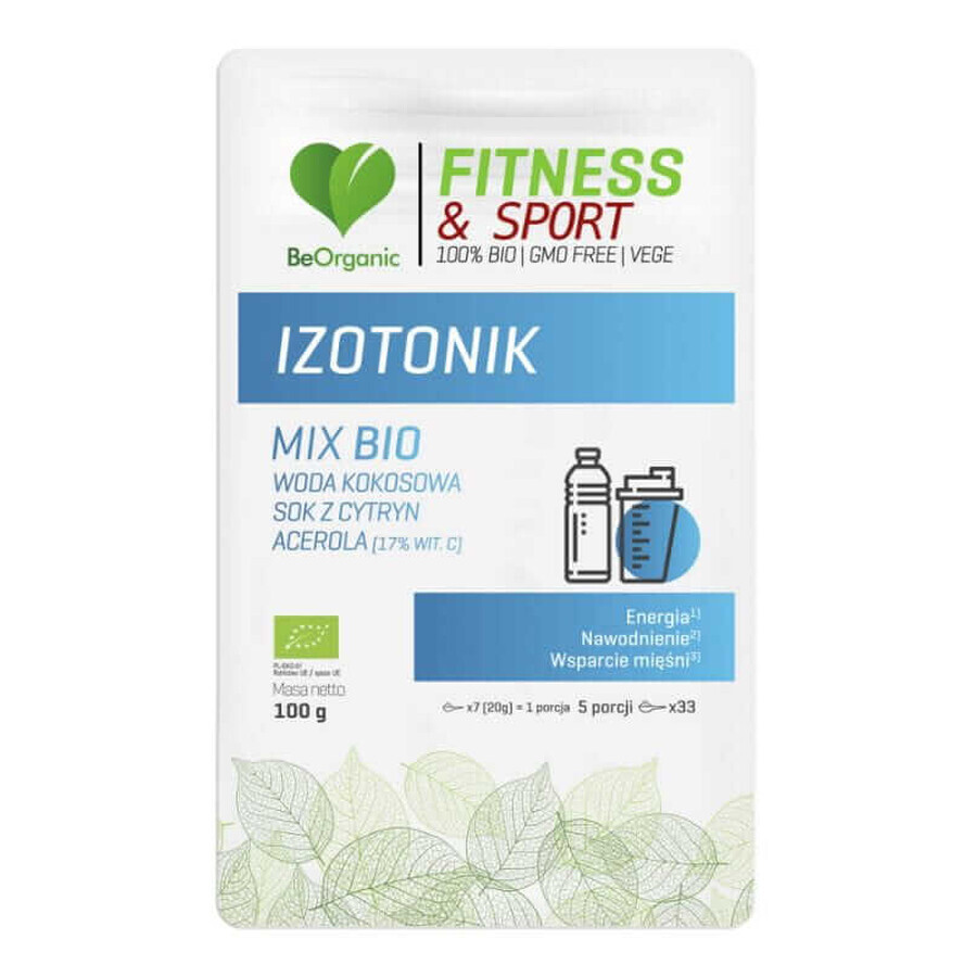 BeOrganic Isotone Fitness & Sport MIX Bio 100g