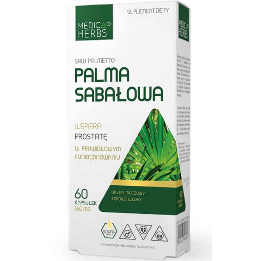 Palma di Sabal 160mg 60 capsule Erbe Medica