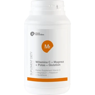 MT Vitamine C + Magnesium + Kalium + Glutathion 450G - Invex Remedies