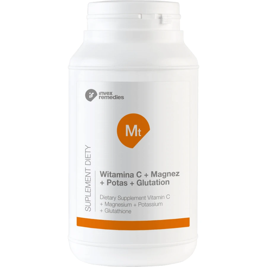 MT Vitamine C + Magnesium + Kalium + Glutathion 450G - Invex Remedies
