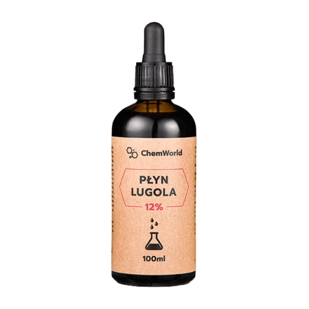 ChemWorld - Lugol Vloeibaar 12% Zeer Sterk 100 ml - Jodium CZDA