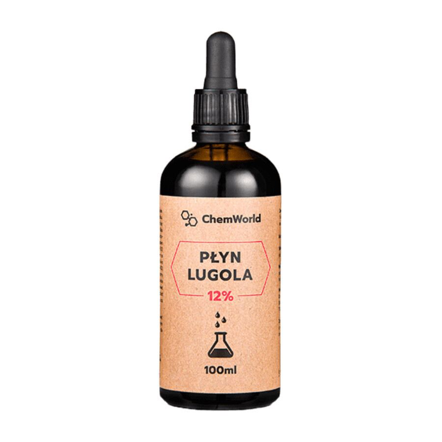 ChemWorld - Lugol Liquid 12% Very Strong 100 ml - Iode CZDA