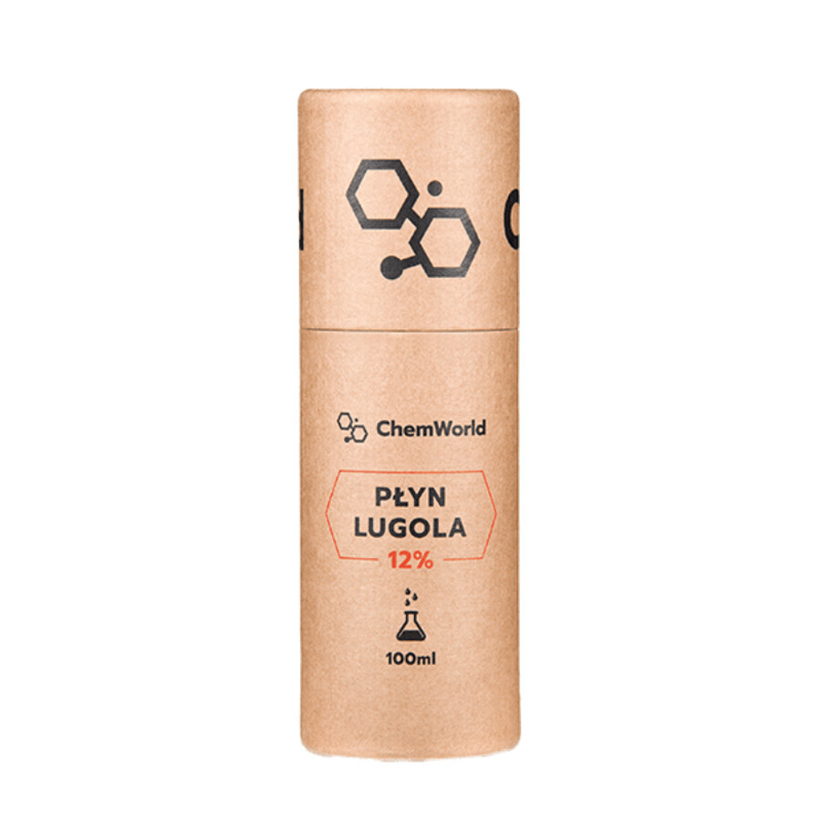 ChemWorld - Lugol Liquid 12% Very Strong 100 ml - Iode CZDA