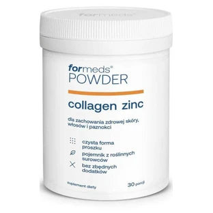POLVO DE COLÁGENO DE ZINC (30 porciones) Formas de colágeno