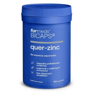 Bicaps Quer-Zinc (Quercétine Zinc Vitamine C) 60 capsules Formes