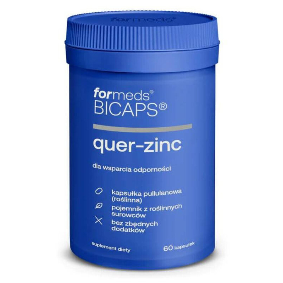 Bicaps Quer-Zinc (Quercétine Zinc Vitamine C) 60 capsules Formes
