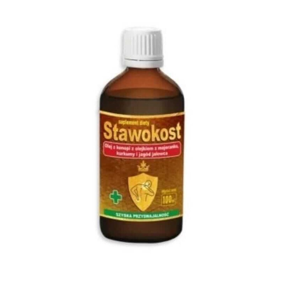 Stavocost 100 ml hemp oil with marjoram, turmeric and juniper berry oil