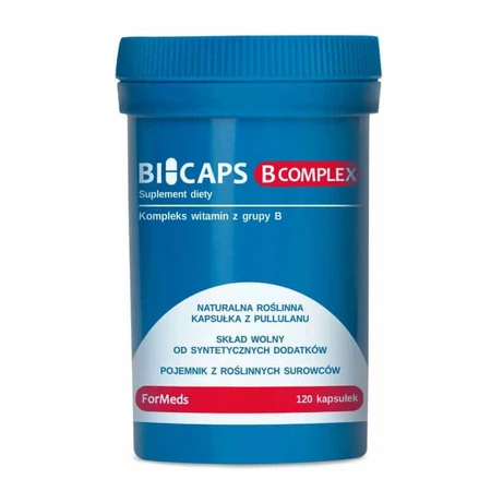 Bicaps B Complex - complejo vitamínico B, 120 cápsulas. Formatos