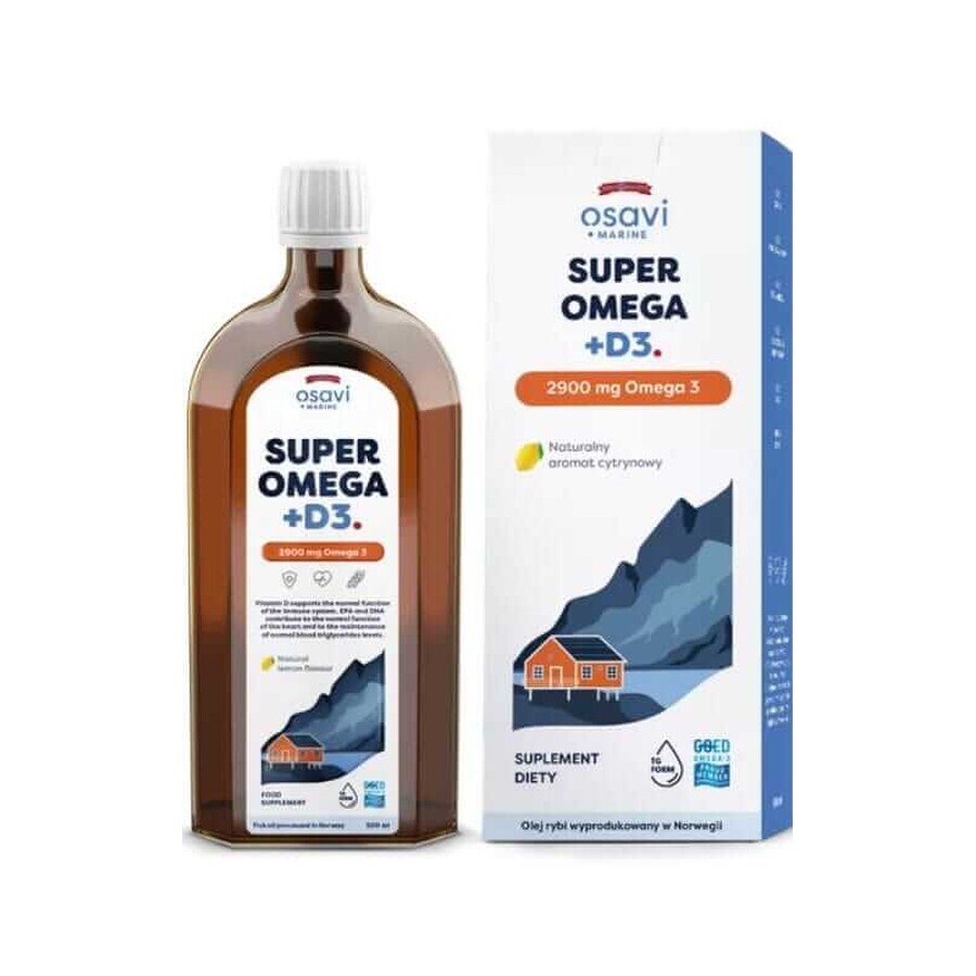 Osavi Super Omega + D3 Limón Marino 500 ml