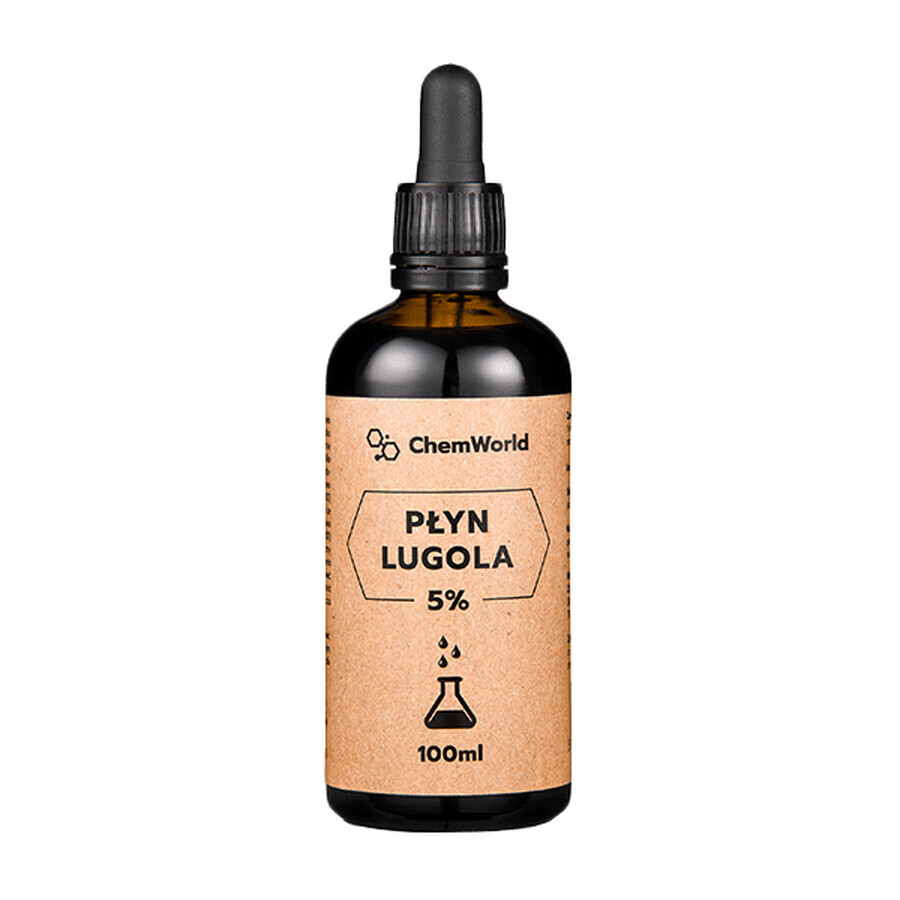 ChemWorld Lugolsche Lösung 5 % reines Jod, 100 ml