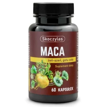 Skoczylas Maca+ Ginseng+ Gotu cola 60 cápsulas