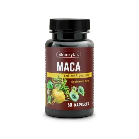 Skoczylas Maca+ Ginseng+ Gotu cola 60 cápsulas