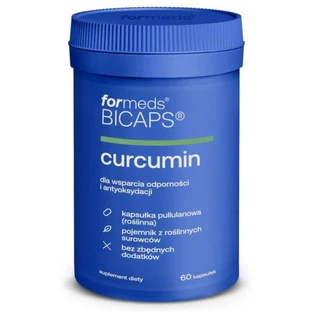 BICAPS CURCUMIN 380 mg curcumine+piperine 60 capsules, Formeds