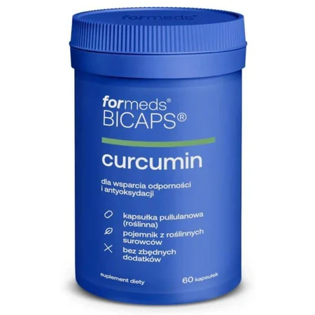 BICAPS CURCUMIN 380 mg curcumine+piperine 60 capsules, Formeds