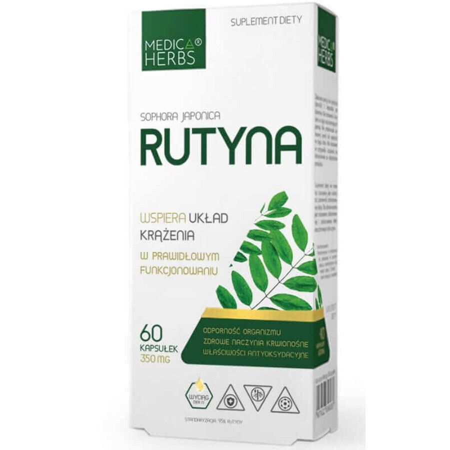 Rutina 350mg, 60 cápsulas Medica Herbs