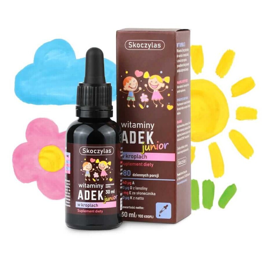 Skoczylas Vitamins ADEK junior drops 30ml