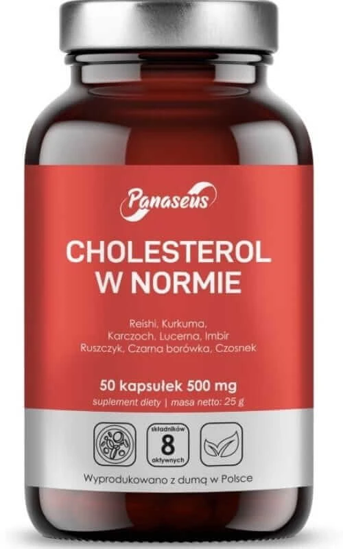 Cholesterol in normal range Panaseus 50 capsules