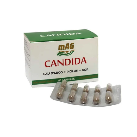 Candida Pau d'arco + Wormwood + Boron 60 caps mAG