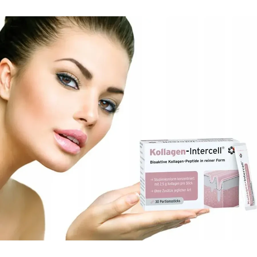 Kollagen-Intercell 2500 mg de peptides de collagène 30 sachets
