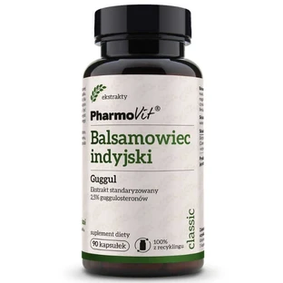 Balmoral indio (guggul) 400mg, 90 cápsulas Pharmovit