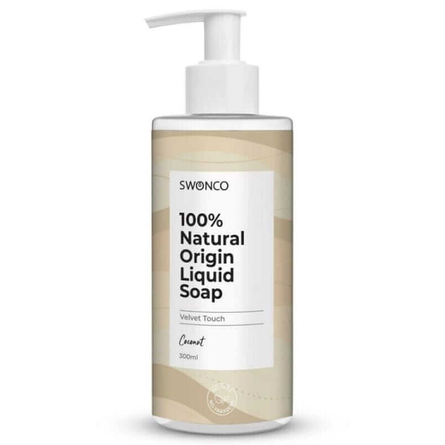 Cumpără Săpun lichid cu aromă de nucă de cocos 300 ml Swonco Săpun lichid cu aromă de nucă de cocos 300 ml Swonco