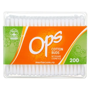 Ohrstäbchen aus Baumwolle, 200 Stück, Ops