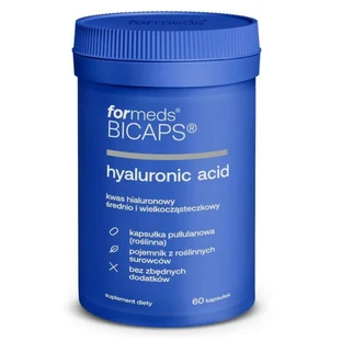BICAPS Ácido hialurónico 200 mg 60 cápsulas, Formeds