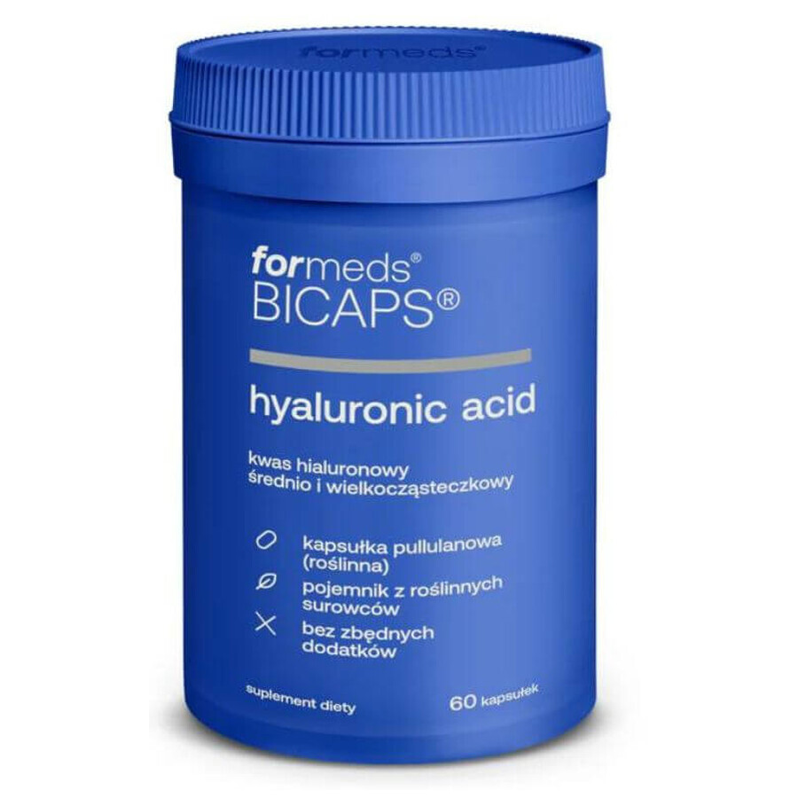 BICAPS Hyaluronic acid 200 mg 60 capsules, Formeds
