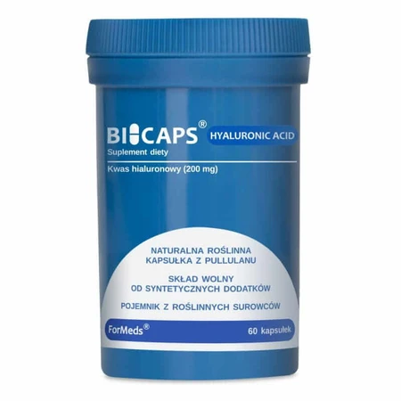 BICAPS Ácido hialurónico 200 mg 60 cápsulas, Formeds
