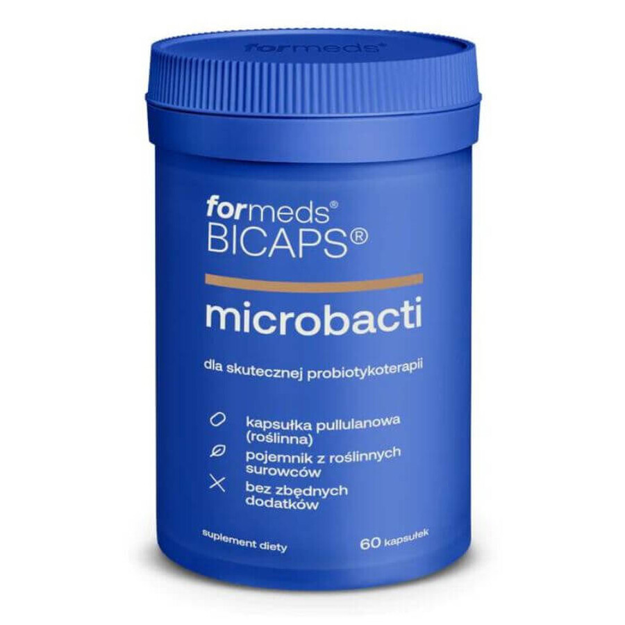 Bicaps Microbacti 60 microcapsules. Formede