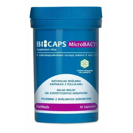 Bicaps Microbacti 60 microcapsules. Formede