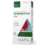 Astaxanthin 6 mg, 60 capsules Medica Herbs