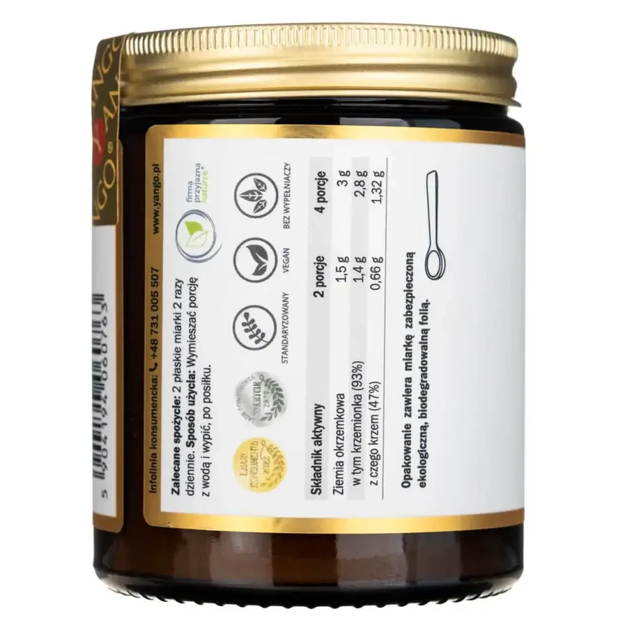 Diatomiet - Natuurlijke diatomeeën - 70g YANGO
