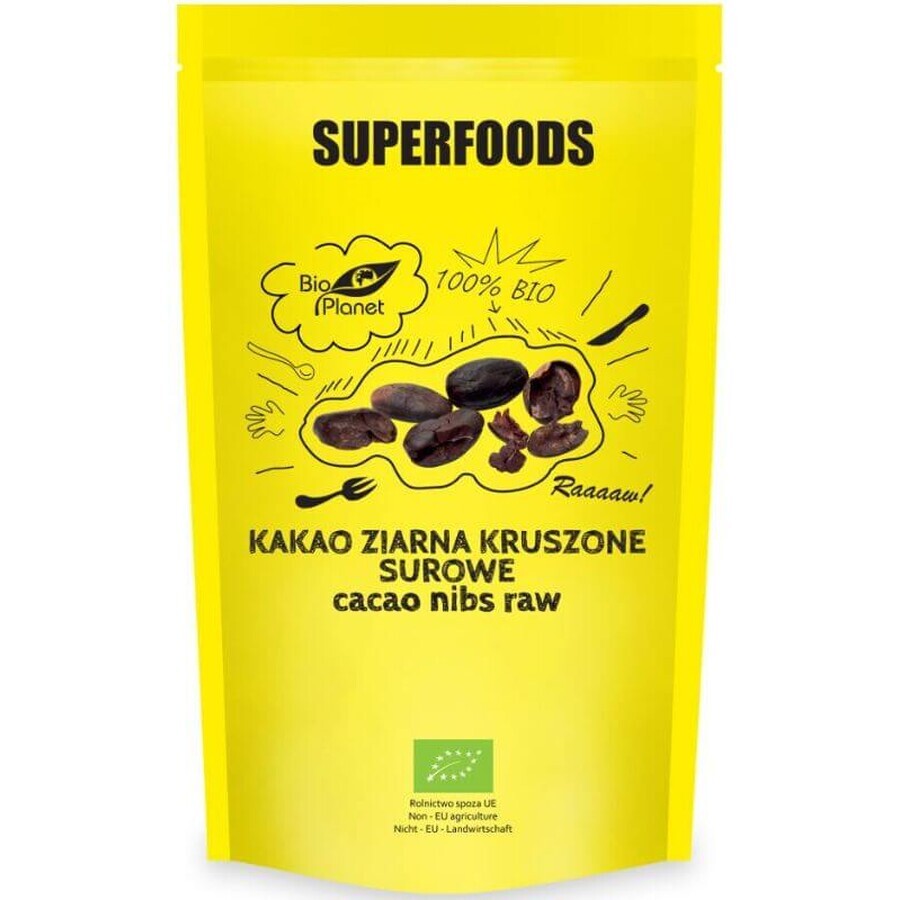 Fèves de Cacao Crues Broyées Bio 250g SUPERFOODS Bio Planet