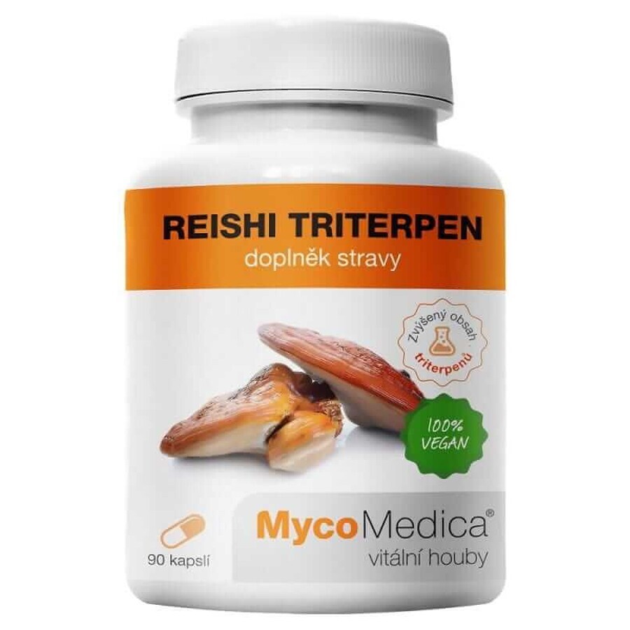 Reishi Triterpen 20 % polizaharide 10 % triterpene 90 caps MycoMedica