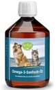Omega-3 for dogs and cats marine fish oil EPA and DHA 500 ml Tierlieb Sanct Bernhard