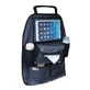 Organizador de coche con soporte para tablet y múltiples bolsillos Deluxe, Negro, Freeon