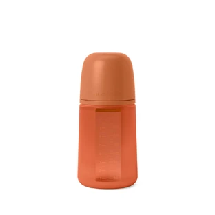Biberon en silicone à débit moyen Colour Essence SX Pro Colour Essence, Ruby, 240 ml, Suavinex
