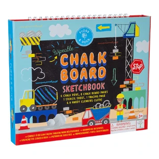 Chalkboard Sketchbook Construction, 3 years+, Floss & Rock