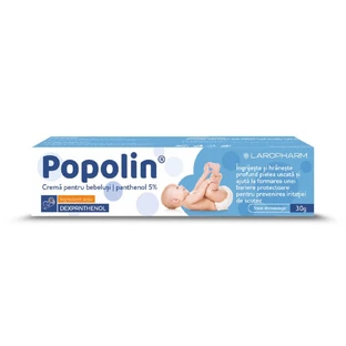 Babycreme mit Panthenol 5% Popolin, 30 g, Laropharm