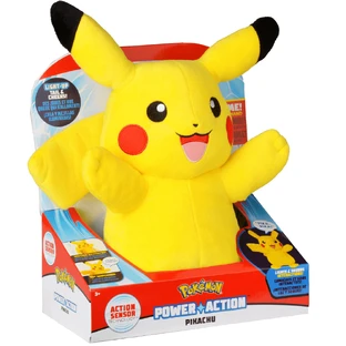 Pikachu - Plush toy with Power Action functions, +3 years, Pokemon