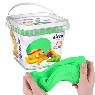 Schöpfungsset Air Clay, Grün, + 3 Jahre, 200 g, OktoClay