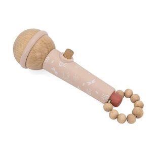 Jouet en bois Microphone, +6 mois, Rose, Label Label Label