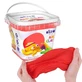 Set de creación Air Clay, Rojo, + 3 años, 200 g, OktoClay
