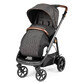 Children&#39;s sports pram Veloce 500, Black / Grey, Peg Perego